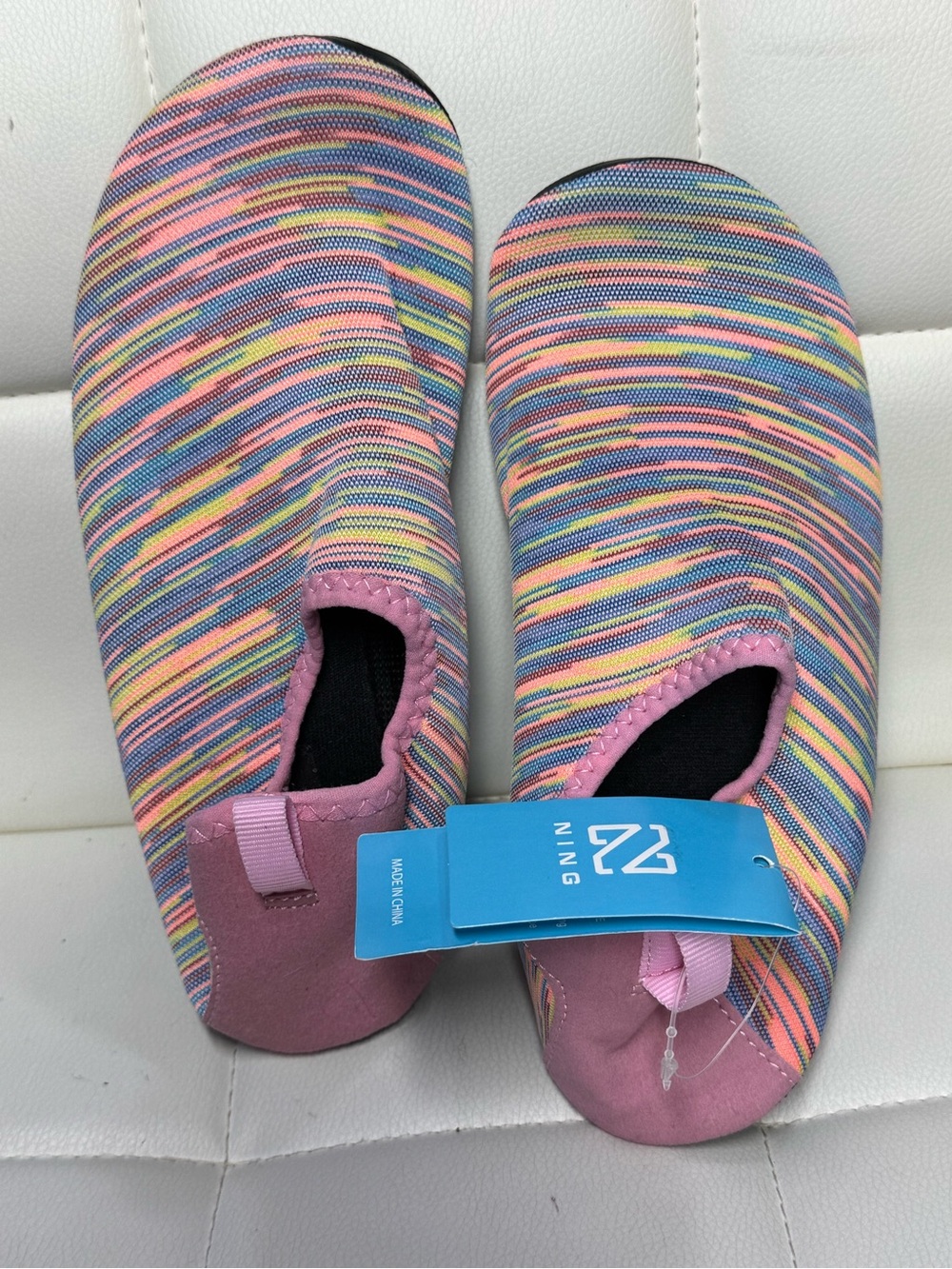 NING Multicolored Tie Dye Water Shoes Barefoot Swim
Beach Aqua Socks